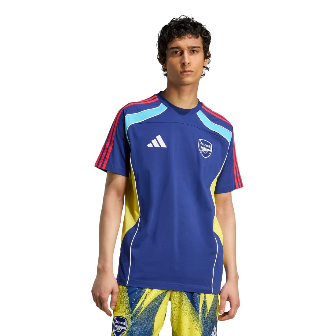 ADIDAS Arsenal Festival Pack Tee Men's  Round Neck Blue JM9393 - Image 3