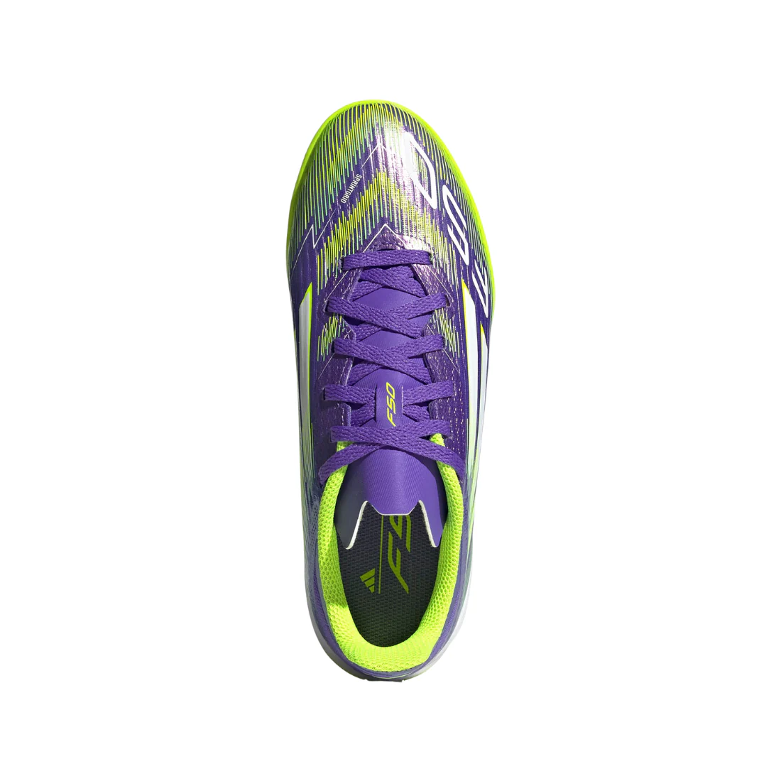 ADIDAS F50 Leaggue In Junior Futsal Shoes Purple JH7750 - Image 4