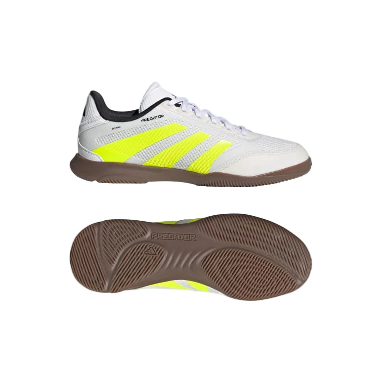 ADIDAS Predator League Indoor Junior Futsal Shoes White JI1159 - Image 4