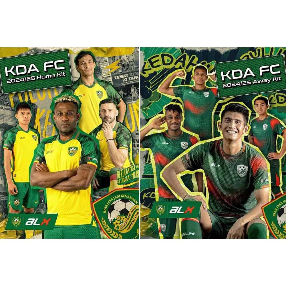 ALX Kedah Away Men's Replica Jersey Green JXMA05000704R - Image 4
