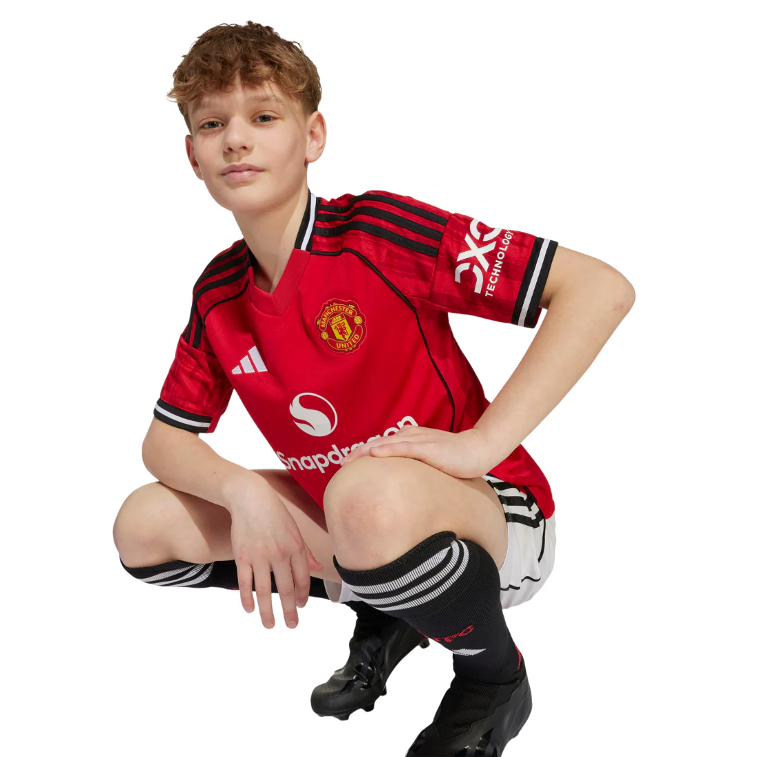 Manchester United 2025/2026 Home Junior Replica Jersey Red JP3013 - Image 4