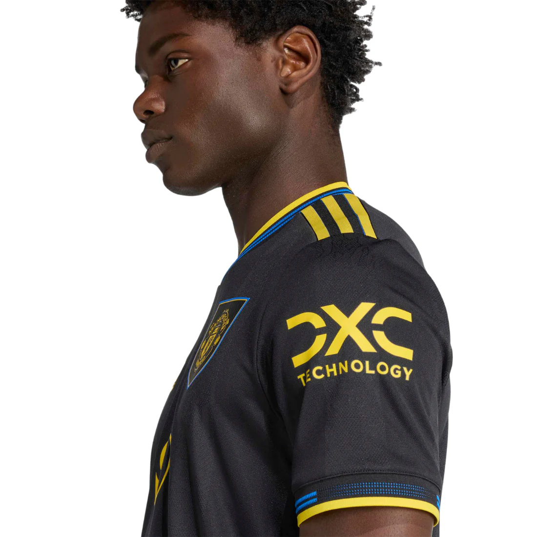 Manchester United 2025/2026 Third Authentic ADIDAS Men's Replica Jersey Black JI7419 - Image 3