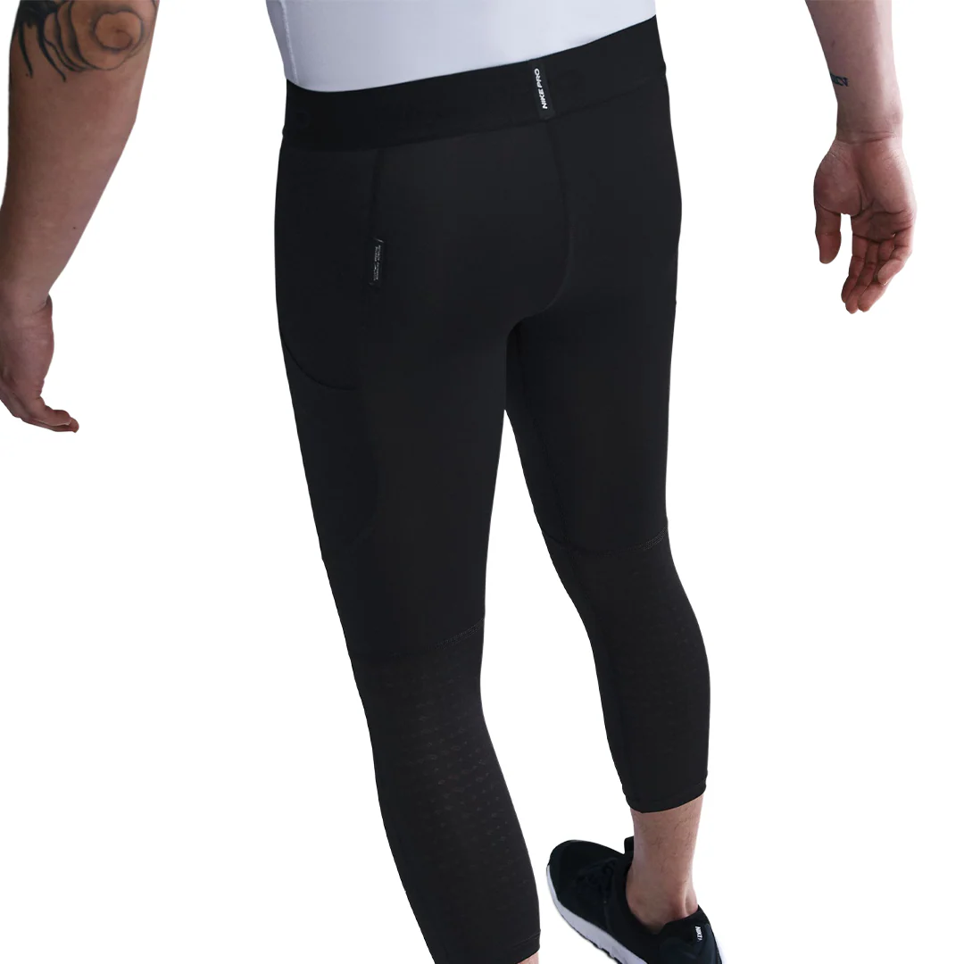 NIKE Breathe Men's 3/4 Tight Pants Black HJ4052-010 - Image 2