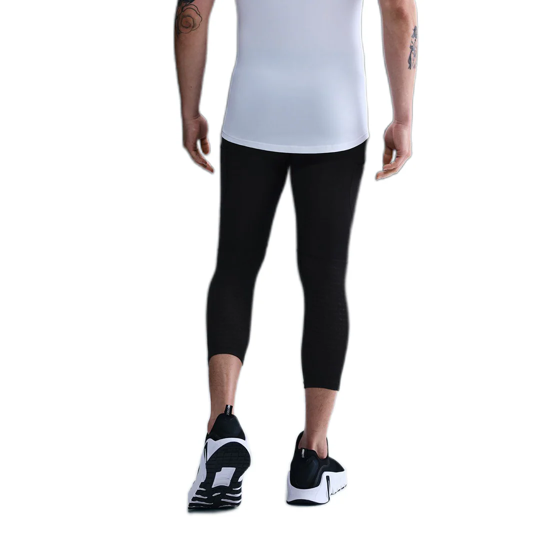 NIKE Breathe Men's 3/4 Tight Pants Black HJ4052-010 - Image 3