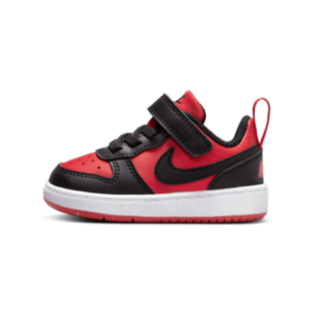 NIKE Court Borough Low Recraft Baby/ Toddler Shoes Red DV5458-600 - Image 3