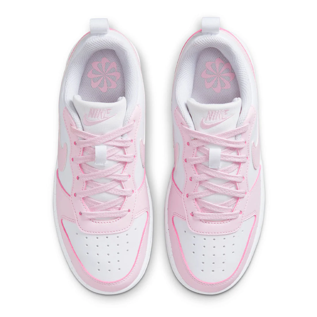 NIKE Court Borough Low Recraft Big Kids' Shoes Pink DV5456-105 - Image 5