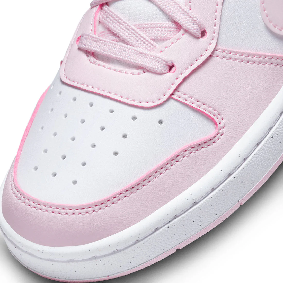 NIKE Court Borough Low Recraft Big Kids' Shoes Pink DV5456-105 - Image 6