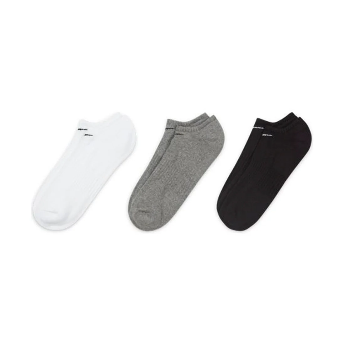 NIKE Everyday Cushioned Training No-Show Socks (3 Pairs) MULTI