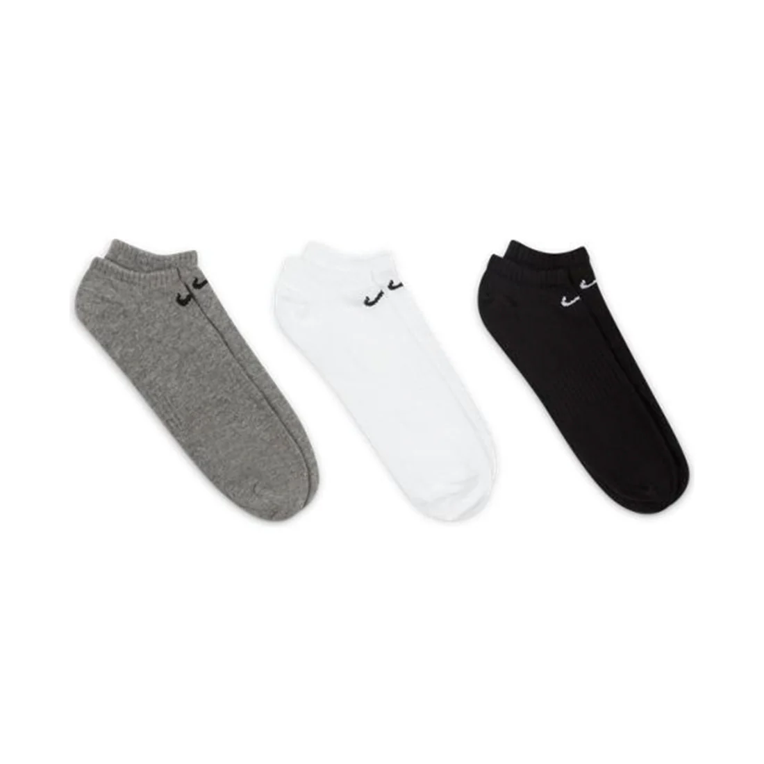 NIKE Everyday Cushioned Training No-Show Socks (3 Pairs) Multi SX7678-964 - Image 3