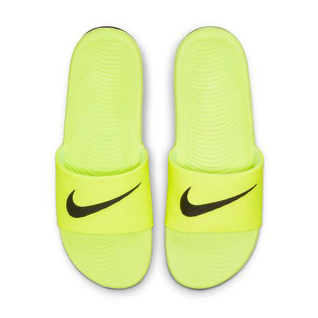 NIKE KAWA LITTLE/BIG KIDS' SLIDES GREEN - Image 5