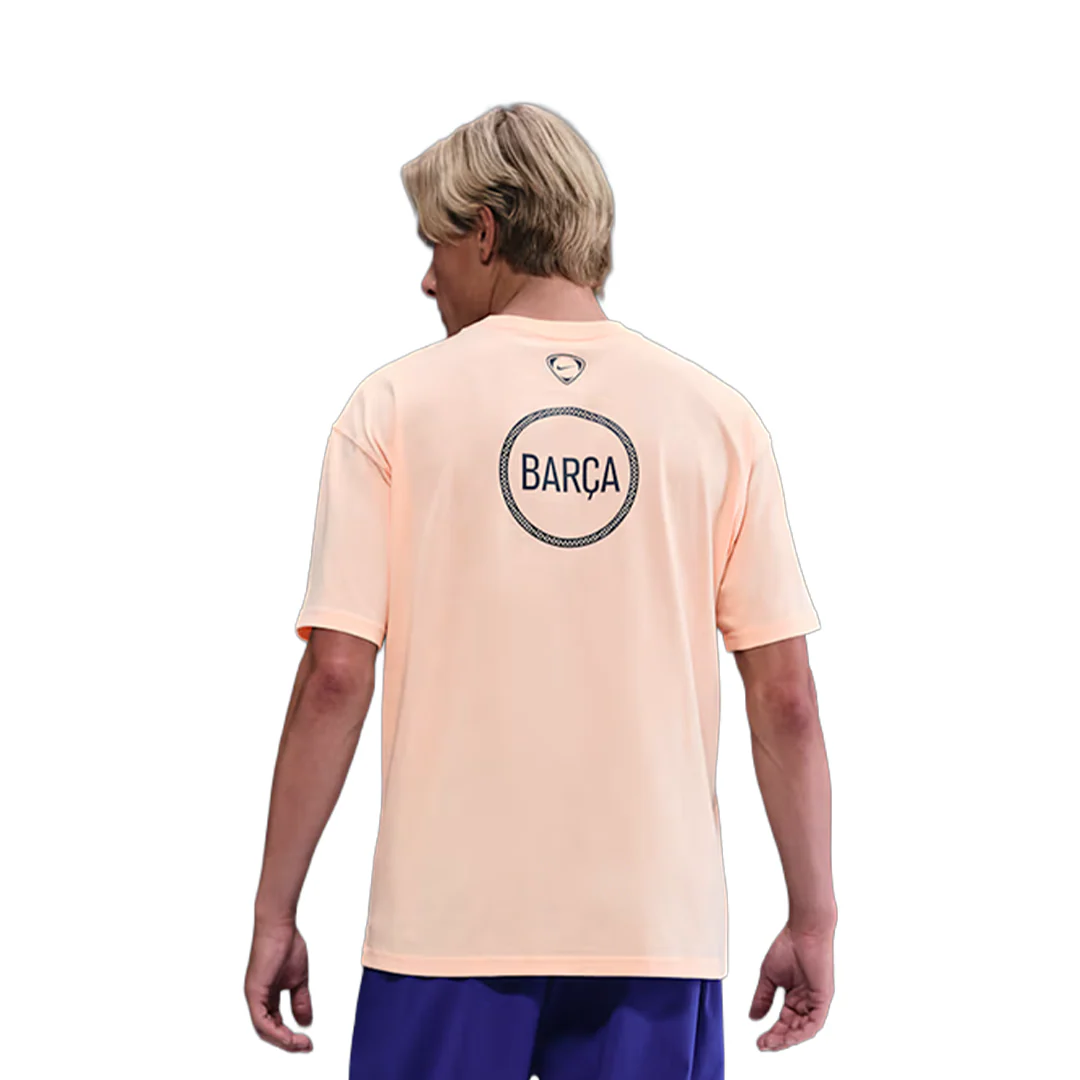 NIKE Men's S/S Round Neck Shirt Orange HQ8392-807 - Image 2