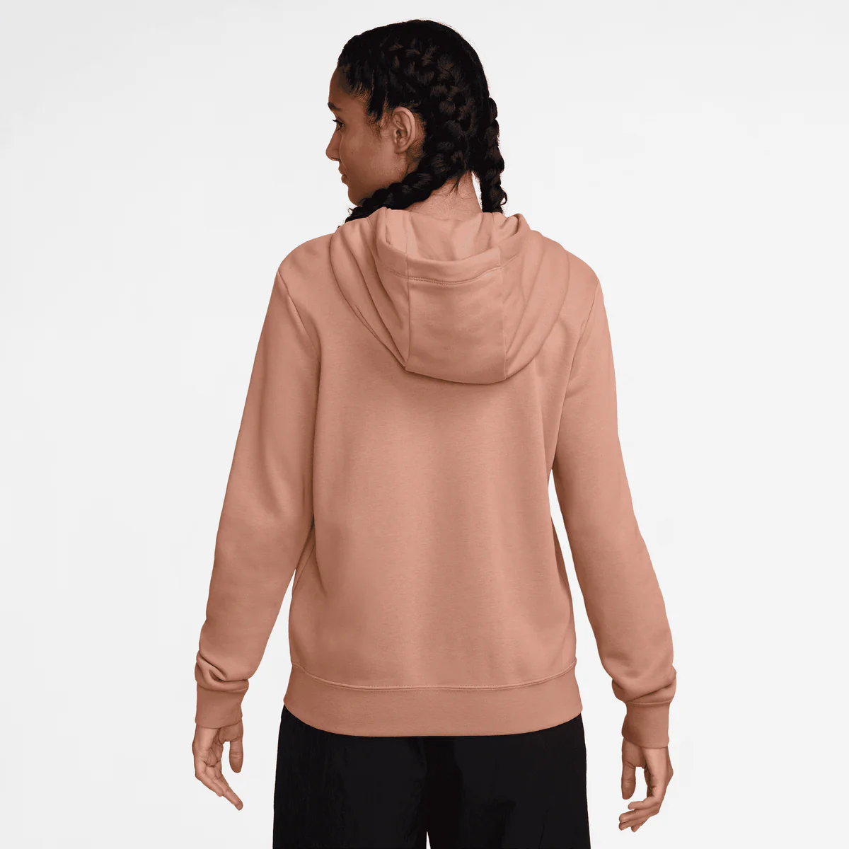 NIKE Sportswear Club Fleece Women's Jacket Pink DQ5472-688 - Image 2