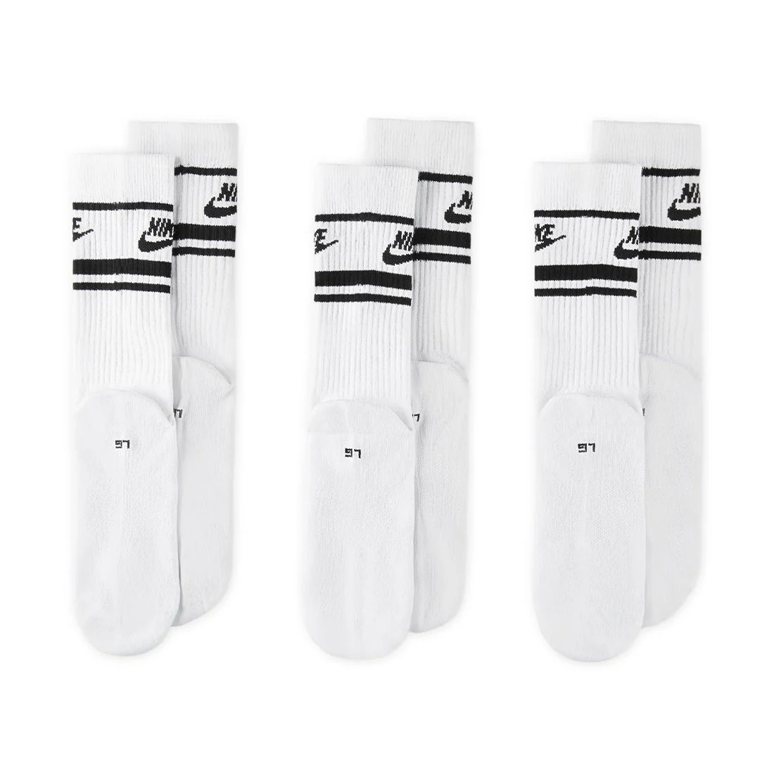 NIKE Sportswear Dri-Fit Everyday Essential Crew Socks (3 PAIRS) - Image 3