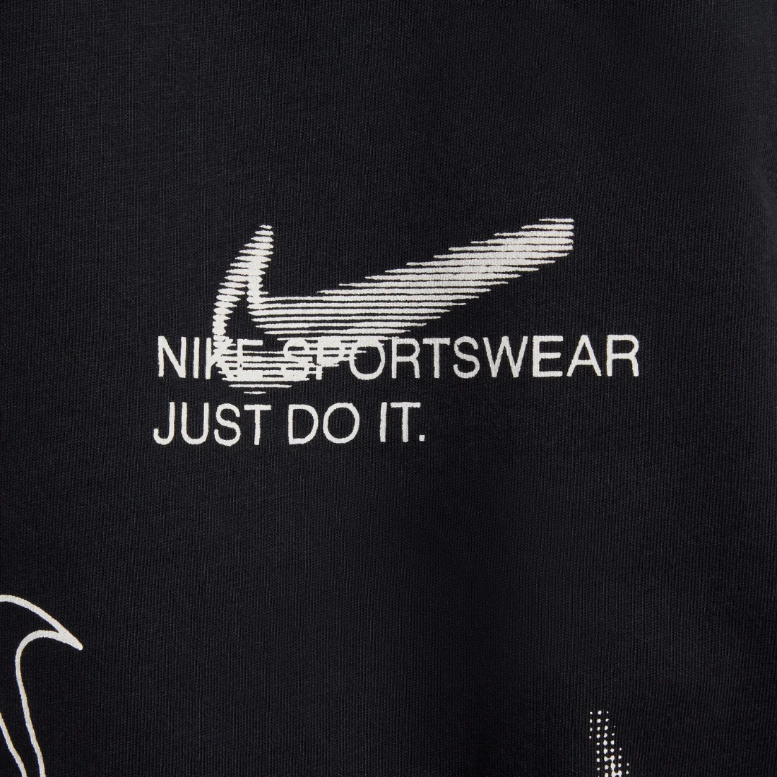 NIKE Sportswear Junior Round Neck Black HQ9292-010 - Image 3