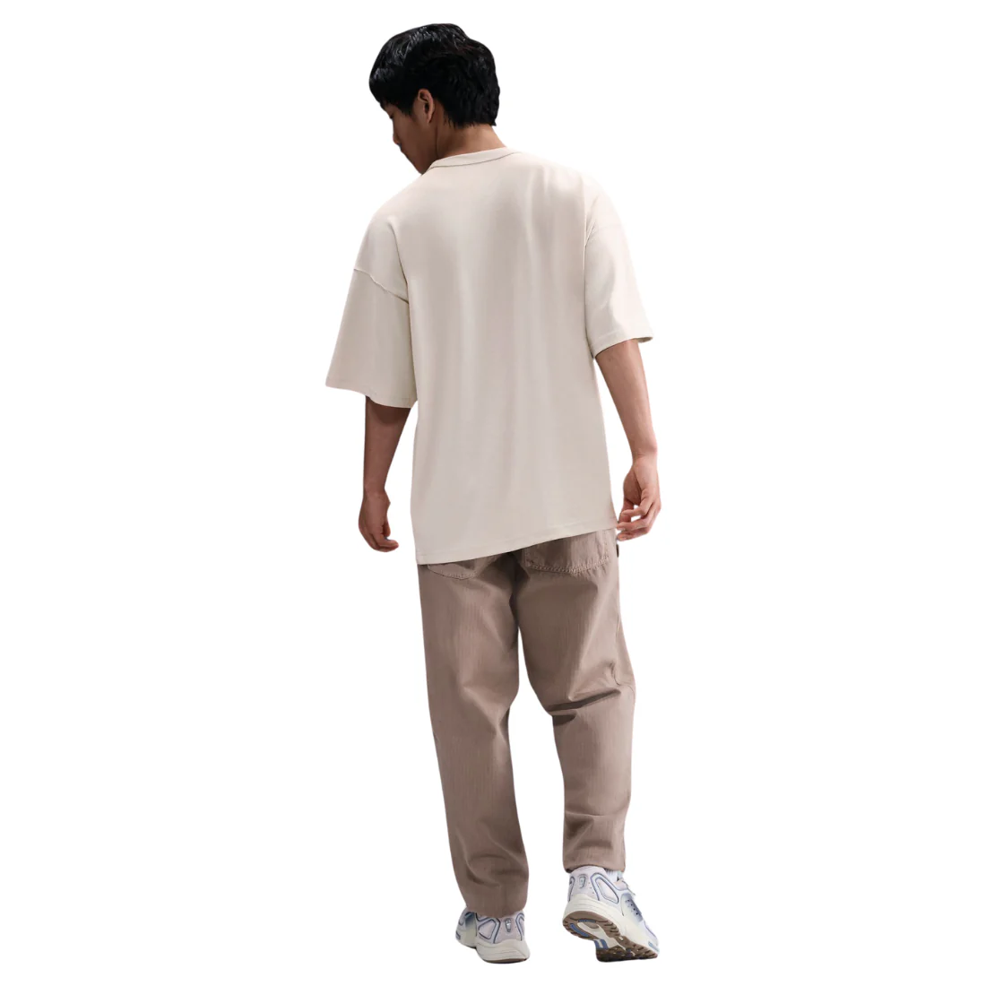 NIKE Sportswear Premium Essentials Men's Round Neck Beige HF9607-072 - Image 2