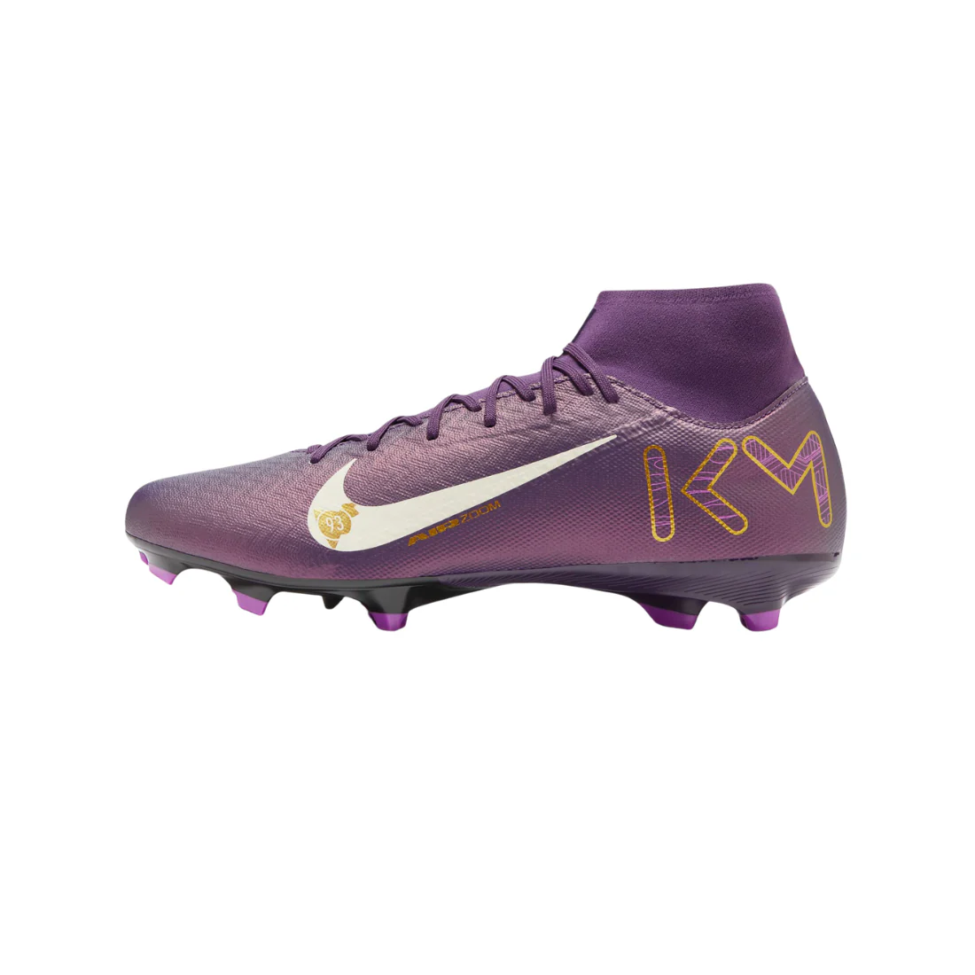 Nike Zoom Superfly 10 Academy Mbappe Men's Football Boot Purple HJ7309-500 - Image 3