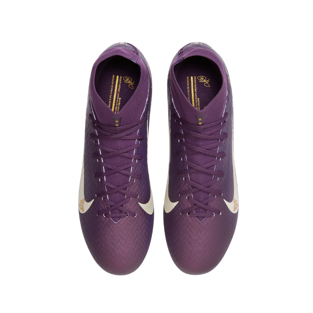 Nike Zoom Superfly 10 Academy Mbappe Men's Football Boot Purple HJ7309-500 - Image 4