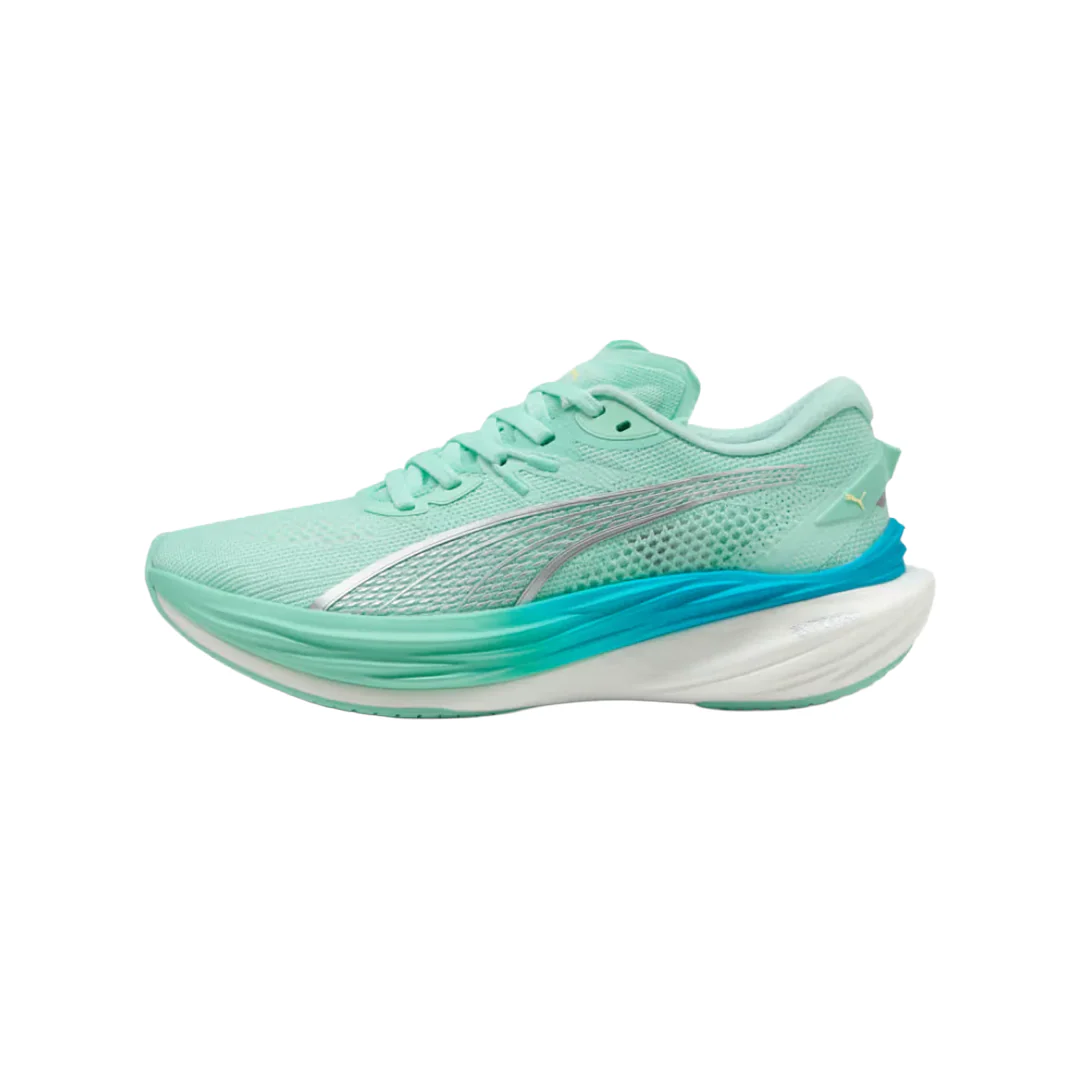 PUMA Deviate Nitro 3 Women's Running Shoes Green 309708 19 - Image 2