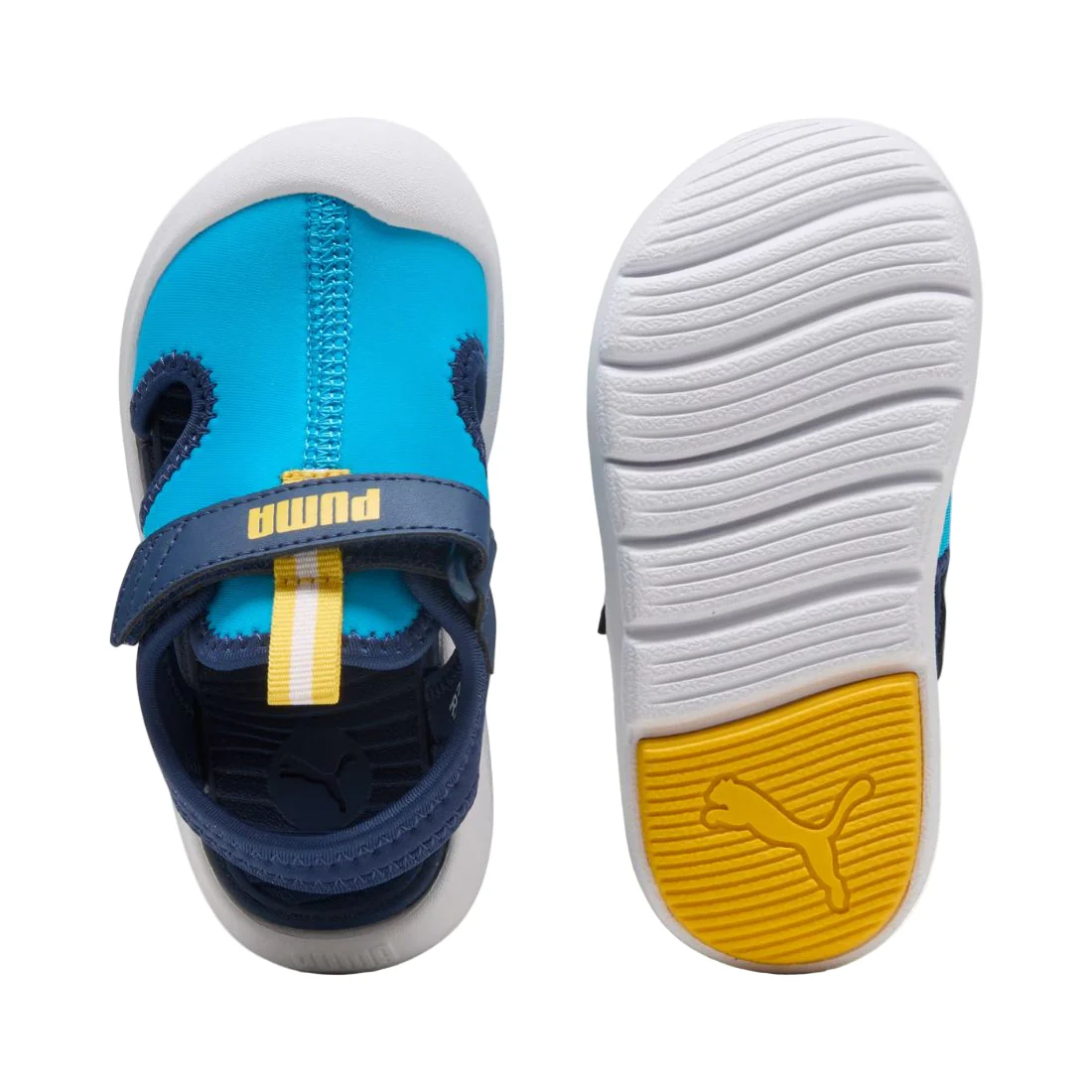 PUMA Fun Racer V Kids Sandals Blue 400585 05 - Image 2