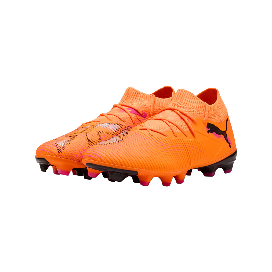PUMA Future 8 Match FG/AG Men's Football Boots Orange 108593 03 - Image 4