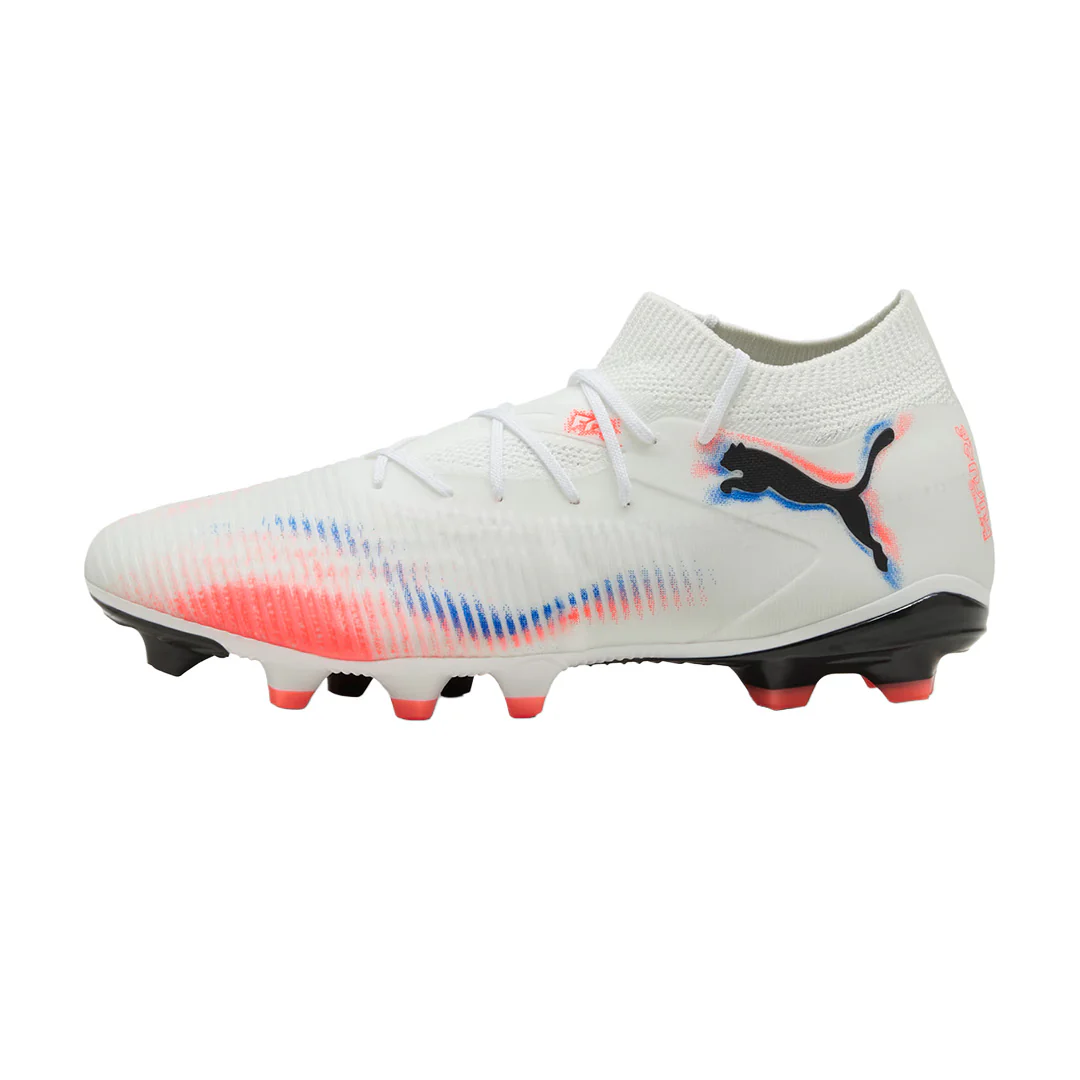 PUMA Future 8 Match FG/AG Men's Football Boots White 108593 01 - Image 3