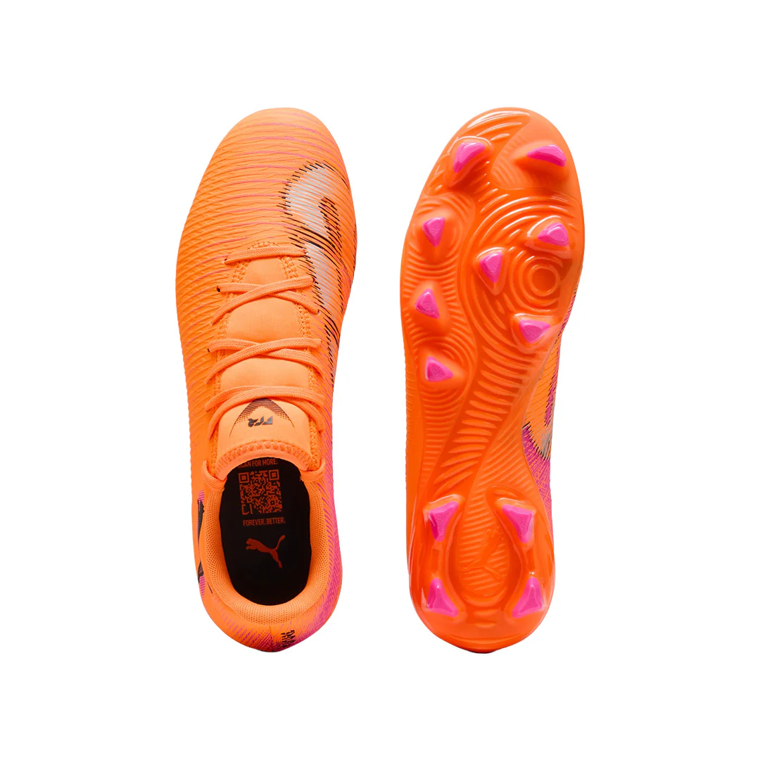 PUMA Future 8 Play FG/AG Men's Football Boots Orange 108602 03 - Image 2