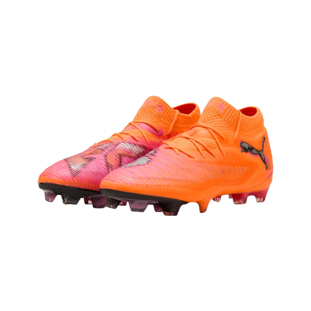 PUMA Future 8 Ultimate FG Men's Football Boots Orange 108581 03 - Image 4