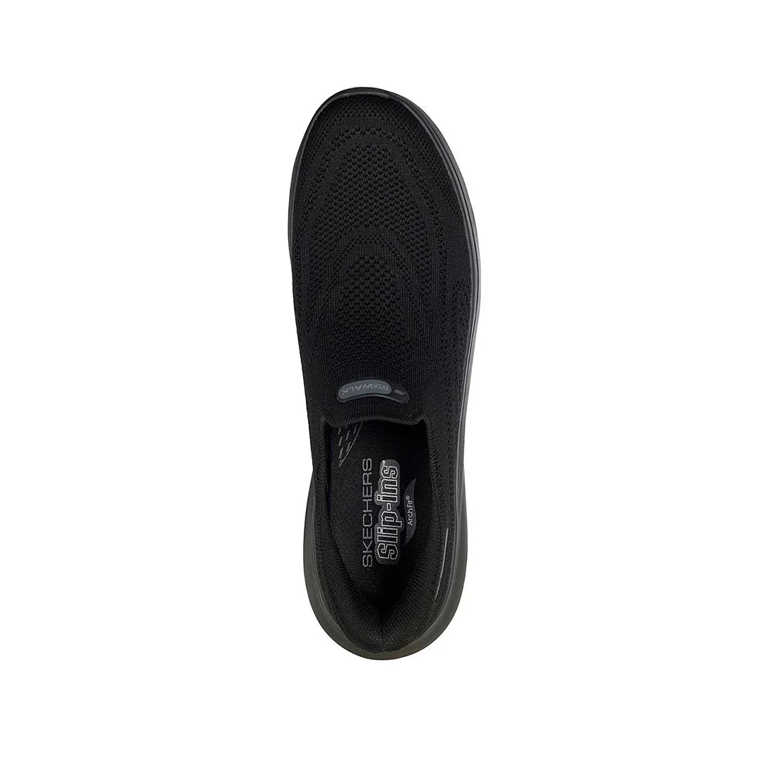 SKECHERS Slip-ins GOwalk Arch Fit N-Joy-Dale Men's Lifestyle Shoes Black 217076-BBK - Image 5