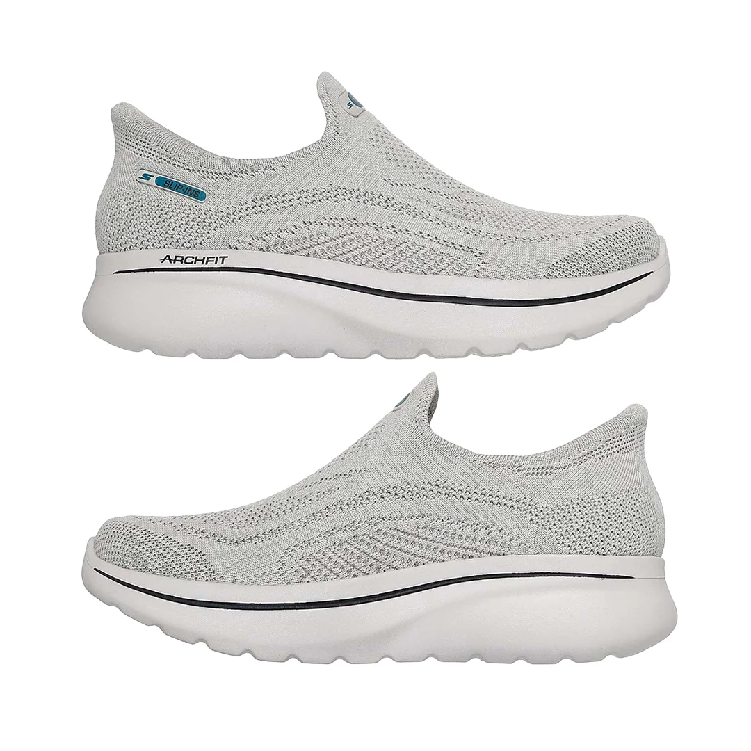 SKECHERS Slip-ins GOwalk Arch Fit N-Joy-Dale Men's Lifestyle Shoes Grey 217076-TPE - Image 4