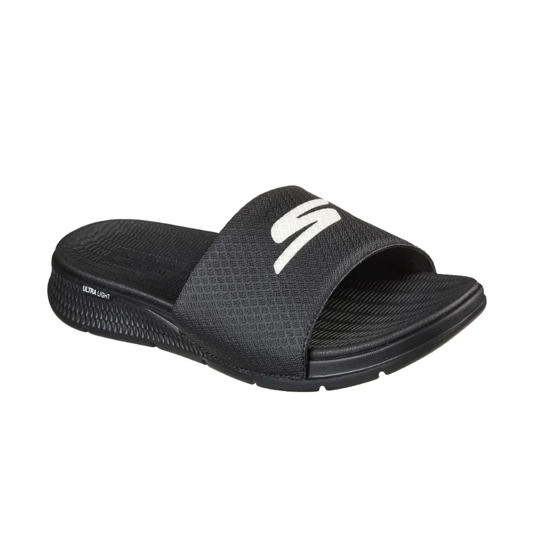 SKECHERS On The Go Men's Slipper Black 229032-BKW - Image 4