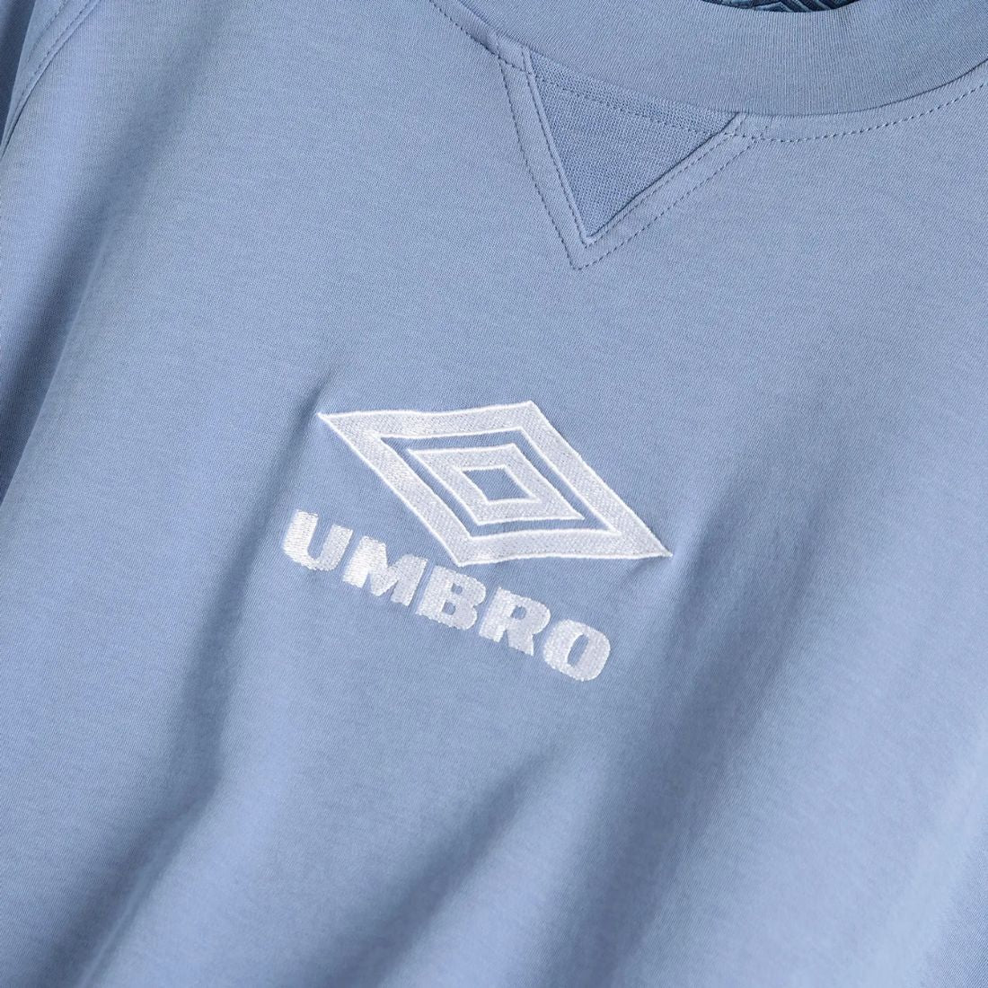 UMBRO Iconic Drill Men's Round Neck Blue 56088U-NF4 - Image 6